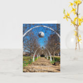 Dallas Christmas Arches Card Karte (Gelbe Blume)
