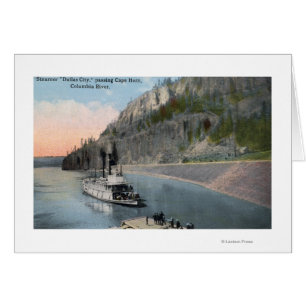 Dallas City Steamer am Columbia River