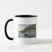 Dallas City Steamer am Columbia River Tasse (Links)