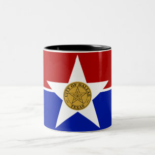 Dallas City Zweifarbige Tasse