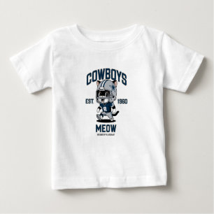 Dallas Cowboys Niedlich Kitten Football Player Baby T-shirt