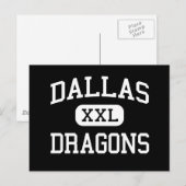 Dallas - Drachen - Oberschule - Dallas Oregon Postkarte (Vorne/Hinten)
