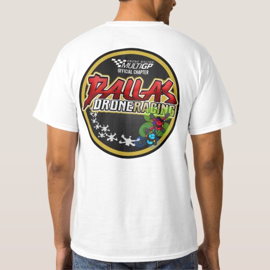 Dallas Drone Racing T - Shirt (Rückseite)