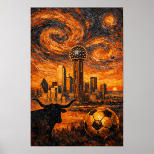 Dallas Ember Sky Weltmeisterschaft 2026 expression Poster