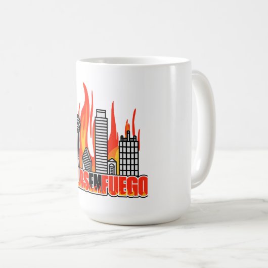 Dallas En Fuego Tasse (VorderseiteRechts)