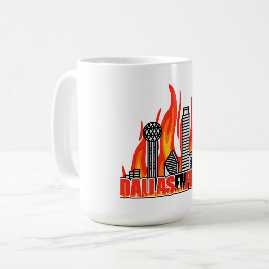 Dallas En Fuego Tasse (Vorderseite Links)