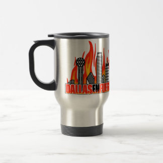 Dallas En Fuego Travel Mug Reisebecher