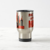 Dallas En Fuego Travel Mug Reisebecher (Mittel)
