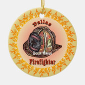 Dallas Firefighter Keramik Ornament (Vorne)
