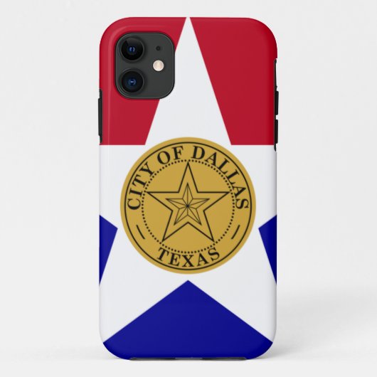 Dallas-Flagge Case-Mate iPhone Hülle (Rückseite)