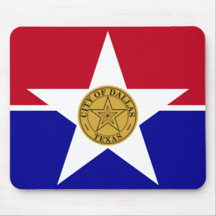 Dallas-Flagge Mousepad