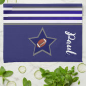 Dallas Football Fan Customizable Design Geschirrtuch (Gefaltet)