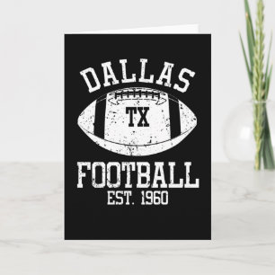 Dallas Football Fan Geschenk Idee Karte