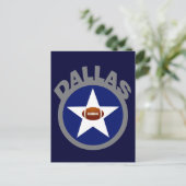 DALLAS FOOTBALL POSTKARTE (Stehend Vorderseite)