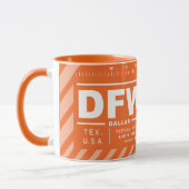 Dallas-Fort Worth Internationaler Flughafen DFW Tasse (Links)