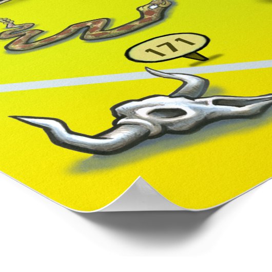 Dallas Fort Worth Poster (Ecke)