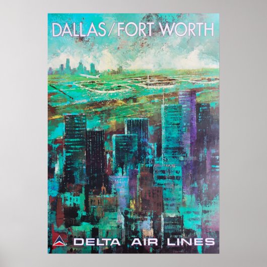DALLAS FORT WORTH POSTER (Vorne)
