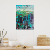 DALLAS FORT WORTH POSTER (Küche)