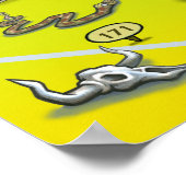 Dallas Fort Worth Poster (Ecke)