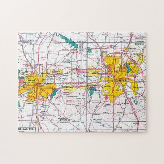 Dallas/Fort Worth Puzzle (Horizontal)