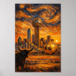 Dallas Golden Hour Weltmeisterschaft 2026 Van Gohn Poster