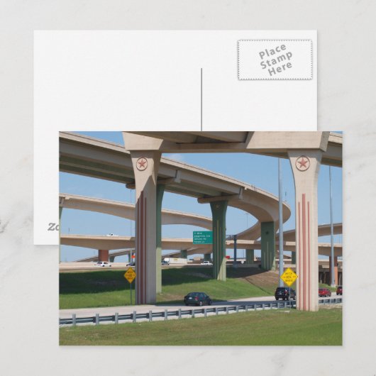 Dallas High 5 Postkarte (Vorne/Hinten)