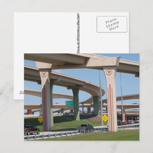 Dallas High 5 Postkarten (Vorne/Hinten)