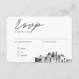 Dallas Hochzeit traditionelle UAWG Optionen Begleitkarte