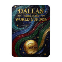 Dallas Home of the World Cup 2026 Soccer Fan Jewel