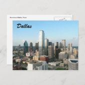 Dallas Innenstadt Postkarte (Vorne/Hinten)