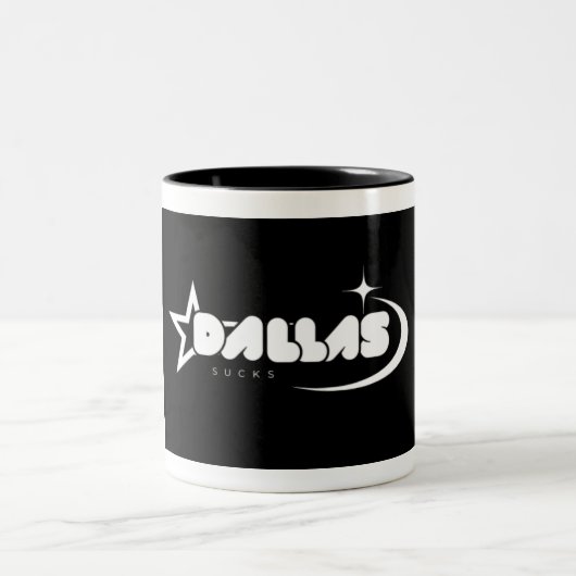 Dallas ist scheiße Kaffeetasse mit mutiger Aussage (Mittel)
