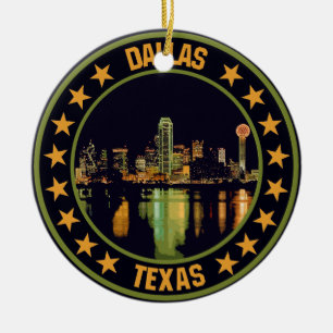 Dallas Keramik Ornament