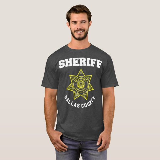 Dallas Landkreis Texas Sheriff Deputies Police T-Shirt (Vorne ganz)