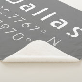 Dallas Latitude und Länge Sherpadecke (3/4)