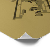 Dallas Liebe Field Airport (DAL) Diagramm Poster (Ecke)