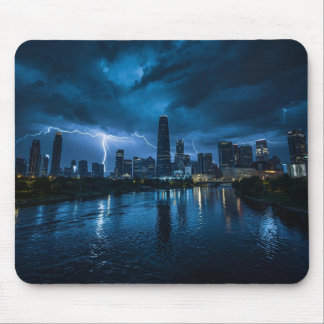 Dallas Lightning-Mauspad - Urban Texas Büro Mousepad