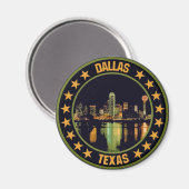 Dallas Magnet (Vorderseite/Rückseite)