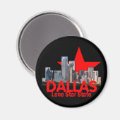 DALLAS Magnet (Vorderseite/Rückseite)