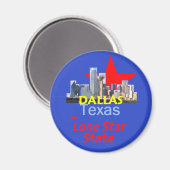 DALLAS Magnet (Vorderseite/Rückseite)