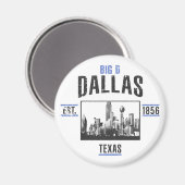 Dallas Magnet (Vorderseite/Rückseite)