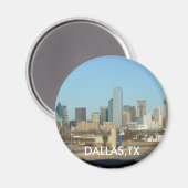 dallas - Maßgeschneiderte Magnet (Vorderseite/Rückseite)