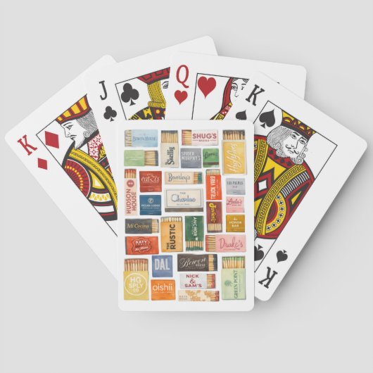 Dallas Matchbook Classic Spielkarten (Rückseite)