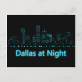 Dallas Nacht Postkarte (Vorderseite)