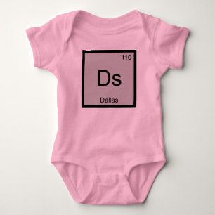 Dallas Name Chemie Element Periodensystem Baby Strampler
