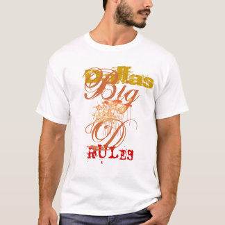 Dallas ordnet abstraktes an T-Shirt
