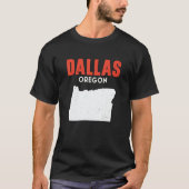 Dallas Oregon USA State America Travel Oregonian T-Shirt (Vorderseite)