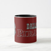 Dallas Pirates Schwarze Tasse (Zentrum)