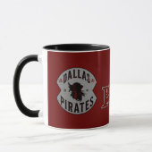 Dallas Pirates Schwarze Tasse (Links)