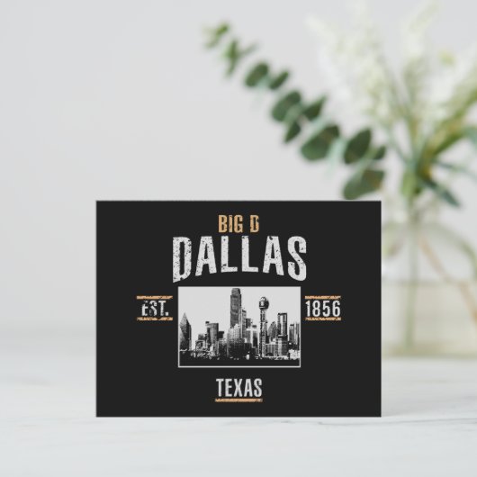 Dallas Postkarte (Stehend Vorderseite)