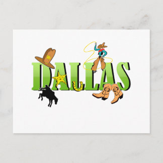 Dallas Postkarte
